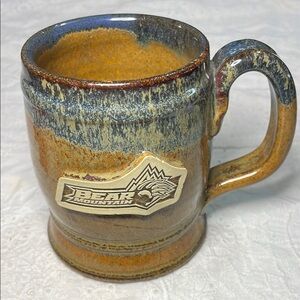 Sunset Hill Stoneware Bear Mountain Rustic Ceramic Mug